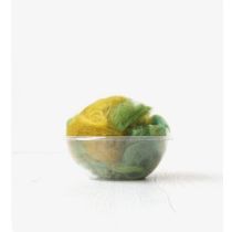 Villatopsi " kehruujäte" 100 gr ( bright medium green) DHG
